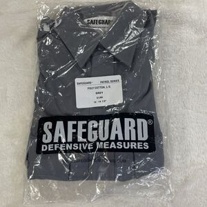 Safeguard Patrol Series Men’s Uniform Shirt S/LNG Grey  (14-14 1/2”)